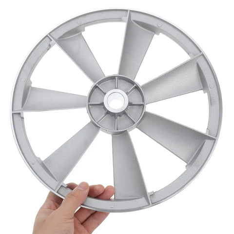 Heavy Duty Single Groove Metal Belt Pulley For Air Compressor Pump Drive, silver metal construction, held by hand.