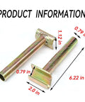 Duct Mate Tools TDC TDF HVAC Duct Clip Cleat Tool dimensions and galvanized steel material details