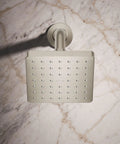 Parallel Single Function Showerhead In Vibrant Brushed Nickel, 2.5 GPM At 45 PSI, 5 Inch Spray Face With 48 Nozzles, Wall Mounted