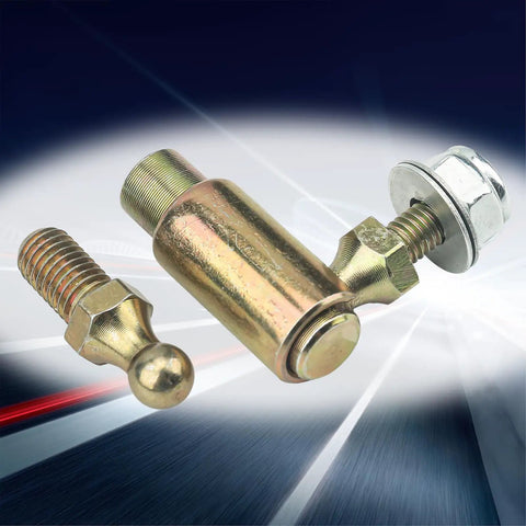 Throttle Disconnect Quick Release Ball Joint Set, 2 Pack, Fast Throttle Linkage Removal And Reattachment, 10-32 Female Threads For Secure, Smooth Operation, Ideal For Tuning And Maintenance, steel ball joints with threaded ends