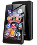 Hella Massive 96GB MP3 Player With Bluetooth And WiFi, 4 Inch Android MP4 Player T08 displaying app icons on HD screen
