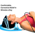 Posture Pump Model 1100-S Single Air Cell Cervical Decompression Device For Neck Pain Relief And Spine Alignment user adjusting device.