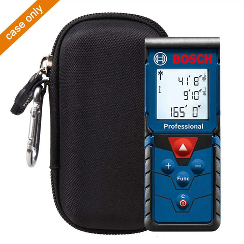 Bosch Blaze Pro 165 Ft Laser Measure Case Only With Durable Portable Storage Bag and Hand Strap, Mesh Pocket Visible