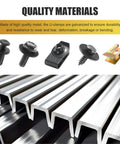 100 Piece Car Screws And Bolts Kit Heavy Duty Undertray Screws Auto Body Fender Screws Splash Guard Clips and Universal U Nuts