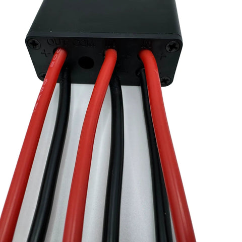 30A Dual Battery Balancer For Electric Bikes Two Battery Discharge Converter To Extend Riding Range For 500W And 750W Ebikes Waterproof Potted In Flame Retardant Aluminum Housing