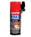 Big Gaps Spray Foam Sealant That Expands To Fill And Insulate Up To Three Inches, 12 Fl Oz Can, front view with applicator.