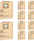Ten Pack 19 3100 Shop Vac Bags For Stanley Wet Dry Vacuums Five Gallon Six Gallon Eight Gallon Ten Gallon Also Fits Porter Cable