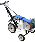 Beefy Hand Push Sand Belt Grinder With Slick Polish Finish 4Kw Motor, featuring adjustable components for effective rust removal.