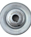 Single Groove V Belt Pulley Four Inch Outside Diameter Three Quarter Inch Bore Motor Pulley For A B 5L 4L Belts Carbon Steel Zinc Plated 1020 Steel Includes Keyseat Screws And Wrench