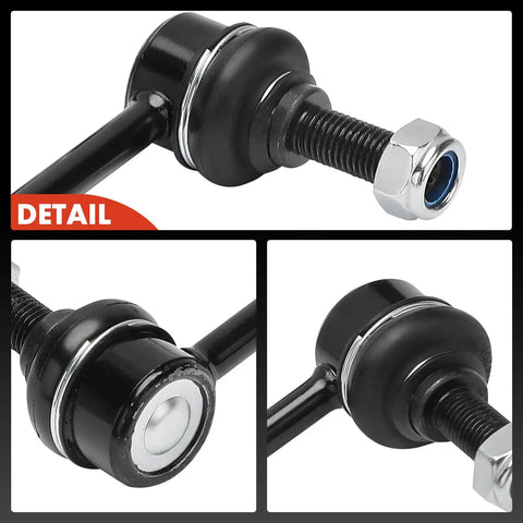 Close-up details of Two Pack Front Sway Bar Links Stabilizer Kit For Chevrolet Malibu 2013 To 2015 Malibu Limited 2016 Impala 2014 To 2020 Buick LaCrosse 2012 To 2016 Regal 2012 To 2017 Cadillac XTS
