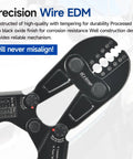 1608B Wire Rope Crimping Tool With Five Die Slots From One Sixteenth To Three Sixteenths Inches close-up view with precision design.