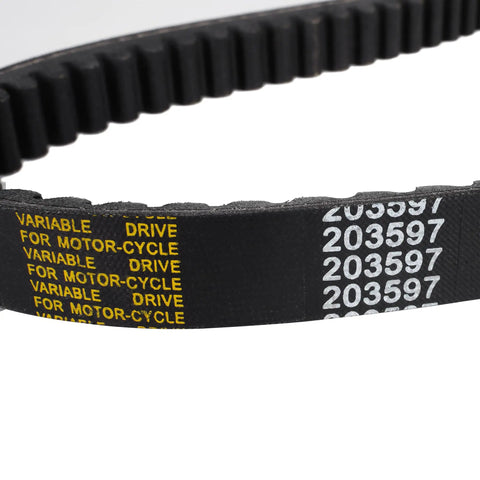Go Kart Drive Belt 37x98 Replacement Fits Murray Comet 203597 203597A 10042 Asymmetrical Belt Three Quarters Inch by Thirty Five and Three Eighths Inches for 30 Series Go Kart Clutches Smooth Power Transfer