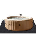 Beefy Oversized Hot Tub Mat For Spas Large 90.6 Inches By 78.7 Inches Felt Top With PVC Backing under inflatable hot tub