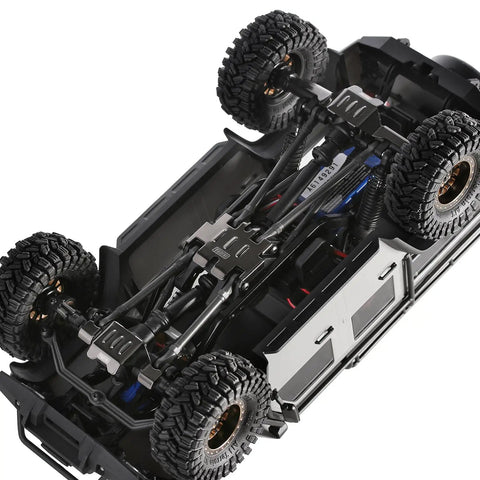 Beefed Up Skid Plate And Chassis Armor Front And Rear Axle Protectors Stainless Steel For One Eighteenth Scale TRX4M RC Crawler