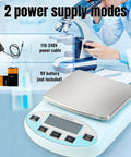 Pro Grade 0.01g Digital Lab Scale With 6000g Capacity For Kitchen Lab Jewelry And Science 13 Unit Conversions shown in lab