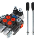 2 Spool Hydraulic Directional Control Valve 11 GPM 3625 PSI with SAE Ports and Heavy Duty Double Acting Valve for Tractors