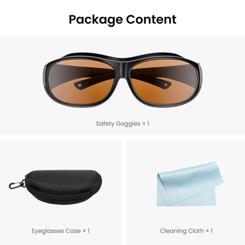 Heavy Duty OD5 Blue Laser Filter Safety Glasses For Precision 3D Scanning With Sick Eye Protection And Crystal Clear Ultraviolet Shielding For Hobbyists in packaging.