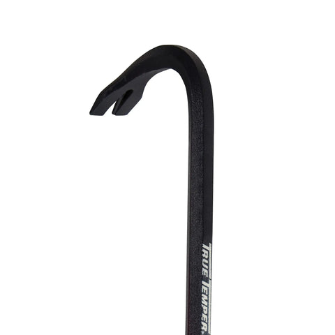 Gooseneck Wrecking Bar 12 Inch Beefy Heavy Duty Pry Tool Half Inch Bar Stock Medium Carbon Steel Forged For Longevity