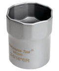 Two And Three Eighths Inch Six Point Rounded Lock Nut Socket One Half Inch Drive For Dodge Dana Sixty Manual Hubs