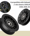 V Idler And Flat Pulley Kit For Lawn Mower Decks LA100 LA105 LA110 LA115 LA120 Replacement 1760097 690409 690409MA