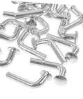 Dang Solid Heavy Duty Pallet Rack J Bolt Safety Pins 100 Pack sturdy steel locking hardware close-up image.