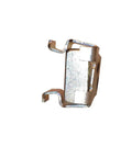 Killer Heavy Duty 10-32 Snap In Cage Nut showing clear zinc finish, designed for square hole rack rails, server mounting in USA.