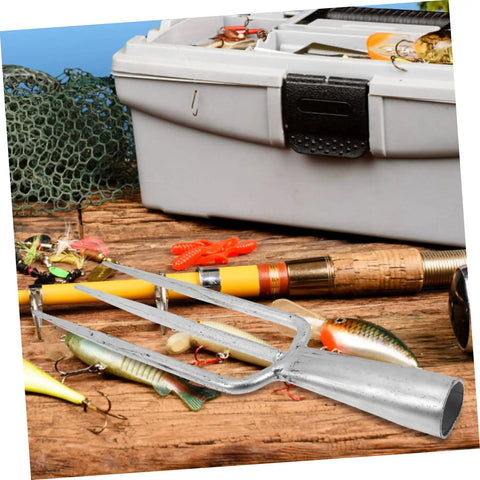 All In One Prong Head Fishing Fork And Garden Tool For Spearfishing Weeding And Digging Heavy Duty Workhorse Yet Lightweight
