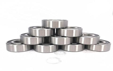Stacked R12 2RS Ball Bearings 3/4 X 1-5/8 X 7/16 Inches With Double Rubber Seals Chrome Steel Durable 10 Pack