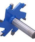 Premium 6-Flute Router Bit T-Slot Woodworking Tool Made From Durable YG8 Alloy And Carbon Steel for precise hardwood cutting.