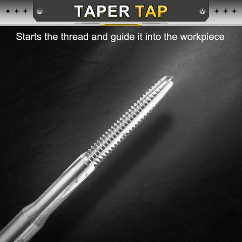 Pro Grade Heavy Duty M2.2 X 0.45 Metric Thread Taper Tap built from high speed steel, designed for accurate threading.