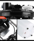 Heavy Duty Electric Fuel Pump Module Assembly With Pressure Sensor For Buick Rendezvous 2004 Through 2007 V6 35L 36L Gas top view and detailed angle.