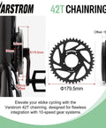 42T Chainring With 16 Point Five Mm Offset For BAFANG Mid Drive Kits BBS02B BBS01B Beef Up Your Ride Ebike Conversion