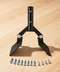 Heavy Duty Weathervane Roof Mount with Adjustable Bracket and Set Screws, All Weather Rust Resistant Steel Mount for Home Use