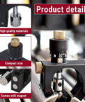 Magnetic Planer Blade Setting Jig, Adjustable Knife Height Gauge Setter for Jointer and Planer, High Carbon Steel Precision Tool