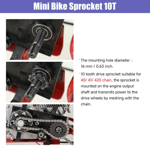 420 Chain With 60T Sprocket Kit For Mini Bike Fits Predator 212 196cc 200cc Engines, Includes 90 Link Rear Chain And 42 Link Jackshaft Chain, Compatible With CT200U BT200X CT200U EX Baja Warrior TrailMaster MB200 Axis M200