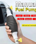 Heavy Duty Liquid Sucker Hand Pump With Large Bore Ball Valves And High Flow Hoses For Super Efficient Fluid Transfer From Tanks To Cars Or Jugs Without Any Filter Issues, handheld fuel pump.