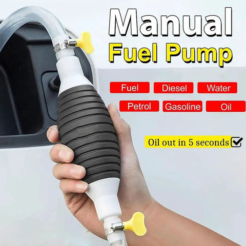 Heavy Duty Liquid Sucker Hand Pump With Large Bore Ball Valves And High Flow Hoses For Super Efficient Fluid Transfer From Tanks To Cars Or Jugs Without Any Filter Issues, handheld fuel pump.