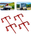 Heavy Duty Ratchet Chain Binder Set Three Eighths To One Half Inch With G70 Hooks, Four Pack Tie Down Tool shown with hauling trucks