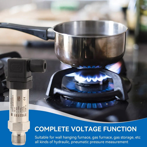 4 To 20 mA Air Pressure Transmitter For Water Oil Gas Applications 24V DC 0 To 3 Bar Silicone Sensor in kitchen setting