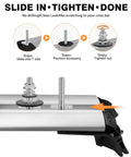 Heavy Duty M8x30mm T Track Bolt Adapter Kit installation steps for roof rack cross bars and platforms.
