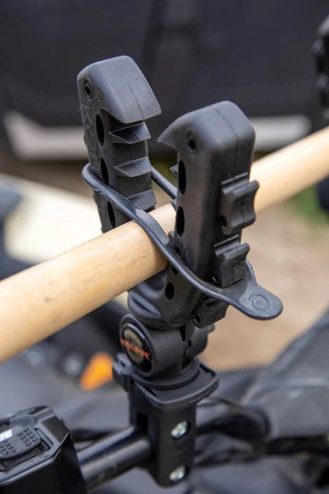 Rhino Grip XL Rack And Handlebar Mount for ATV and E Bike holds up to 15 lbs with rubber over molded nylon straps