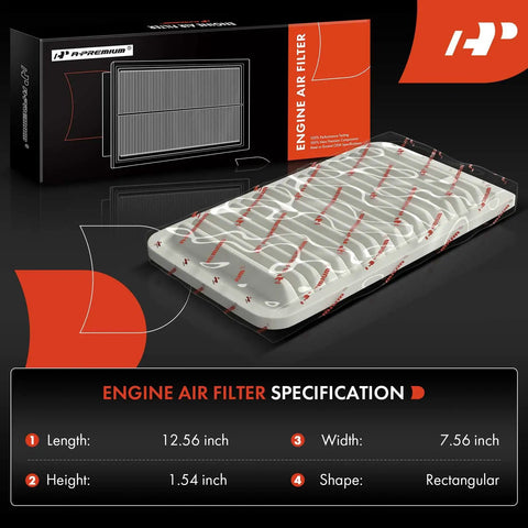 Engine Air Filter Direct Fit For Toyota And Lexus Vehicles Including Camry 2002 To 2006 Camry Hybrid 2007 To 2011 Highlander