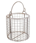 Slick Heavy Duty Stainless Steel Ultrasonic Cleaner Basket With Fine Mesh And Swinging Handle For Jewelry Lab Equipment And Precision Washing Rack, 3.94 inch.