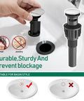 Chrome Single Handle Bathroom Faucet With Pop Up Drain And Flexible Water Lines 4 Inch Center Set showing drain installation