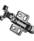 4 Pack Black Hydraulic Aluminum Frame Cabinet Hinges With No Slam Soft Close For Glass Doors And European Concealed Corner Cabinets