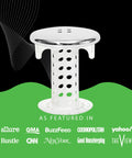 Keep Ya Bathroom Sink Running Smooth With This Silicone Drain Protector Hair Catcher Strainer Snare displayed against a black background.