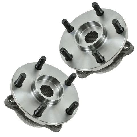 Front Left And Right Wheel Bearing And Hub Assembly Set 2 Piece Direct Fit Fits Like A Champ For Toyota RAV4 06-12, Corolla iM 11-16