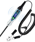 Upgraded Automotive Buzzer Test Light 4-72V DC Circuit Tester With Anti-Lost Needle Guard, Integrated Protection, Portable LED Indicator, Easy Carry Vehicle Electrical Diagnostic Tool, coiled lead and alligator clip