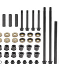 Front A Arm Bushing Seal Caps Bolts And Nut Shaft Collars Upper And Lower Rebuild Kit For Yamaha Banshee YFZ350 Raptor 250 YFM250R