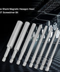 Ultimate 8 Pc Hex Screwdriver Bits Set With Rock Hard S2 Alloy Steel Magnetic Tips And 100mm Length For Electric Drill And Hand Tools That Just Keep Doing The Job Tough And Ready To Go, 8 hex bits